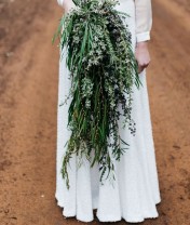 IMAGE 20 - Trailing greenery bridal bouquet